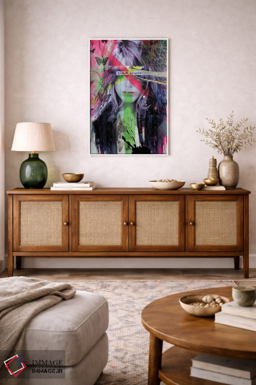 تابلو دکوراتیو گوسفند سیاه اثر لوی جوور - D3W