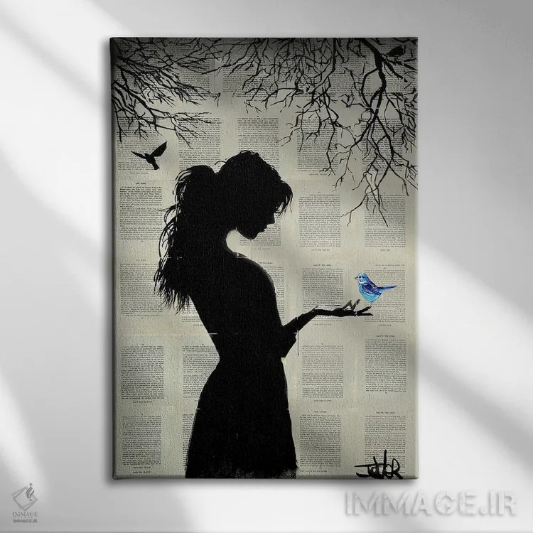 تابلو دکوراتیو تمثیل و امید اثر لوی جوور - نمای روبهرو روی دیوار