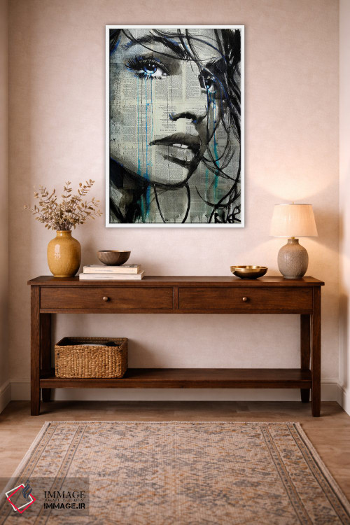 تابلو دکوراتیو نقطه کانونی اثر لوی جوور - D3W