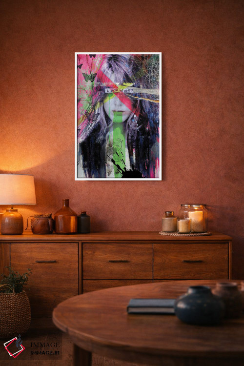 تابلو دکوراتیو گوسفند سیاه اثر لوی جوور - D4W