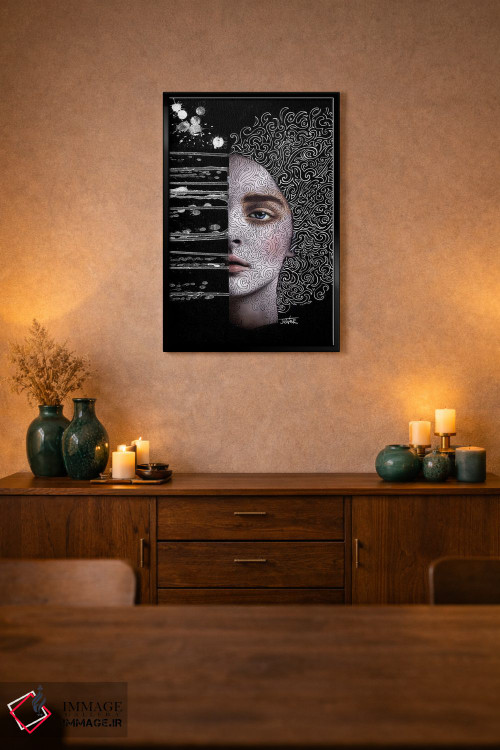 تابلو دکوراتیو ابعاد اثر لوی جوور - D2B