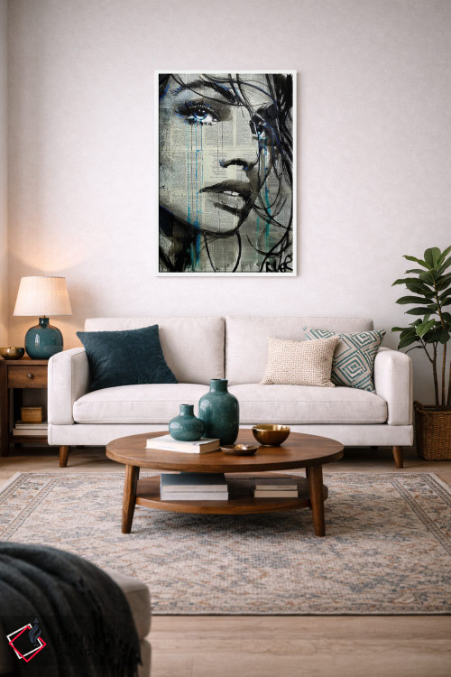 تابلو دکوراتیو نقطه کانونی اثر لوی جوور - D4W