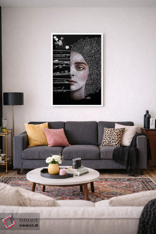 تابلو دکوراتیو ابعاد اثر لوی جوور - D3W