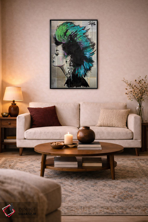 تابلو دکوراتیو زیرزمینی اثر لوی جوور - D4B