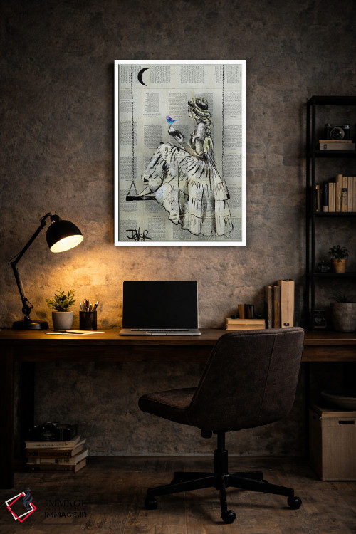 تابلو دکوراتیو امید جاری اثر لوی جوور - D5W