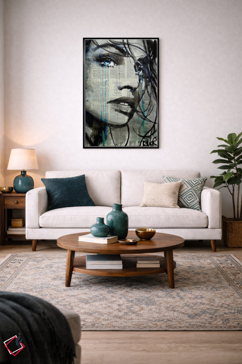 تابلو دکوراتیو نقطه کانونی اثر لوی جوور - D5B