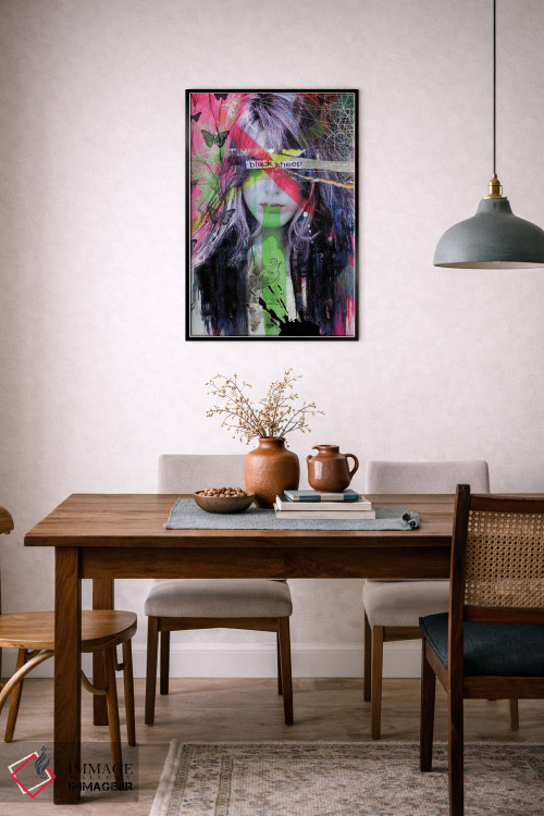 تابلو دکوراتیو گوسفند سیاه اثر لوی جوور - D6B