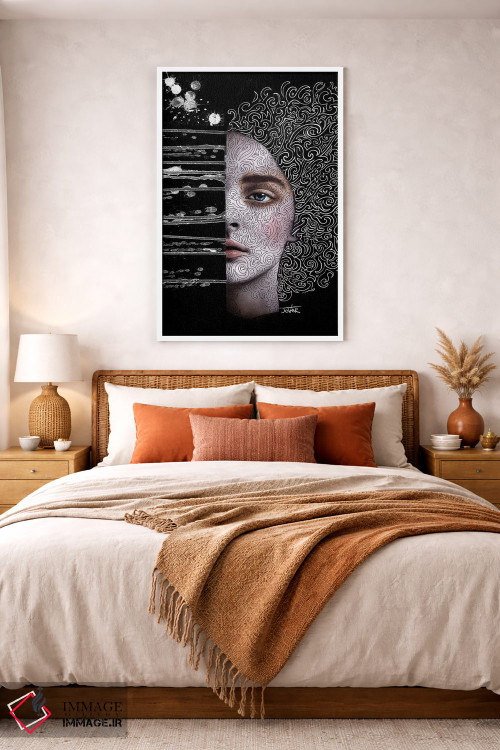 تابلو دکوراتیو ابعاد اثر لوی جوور - D4W