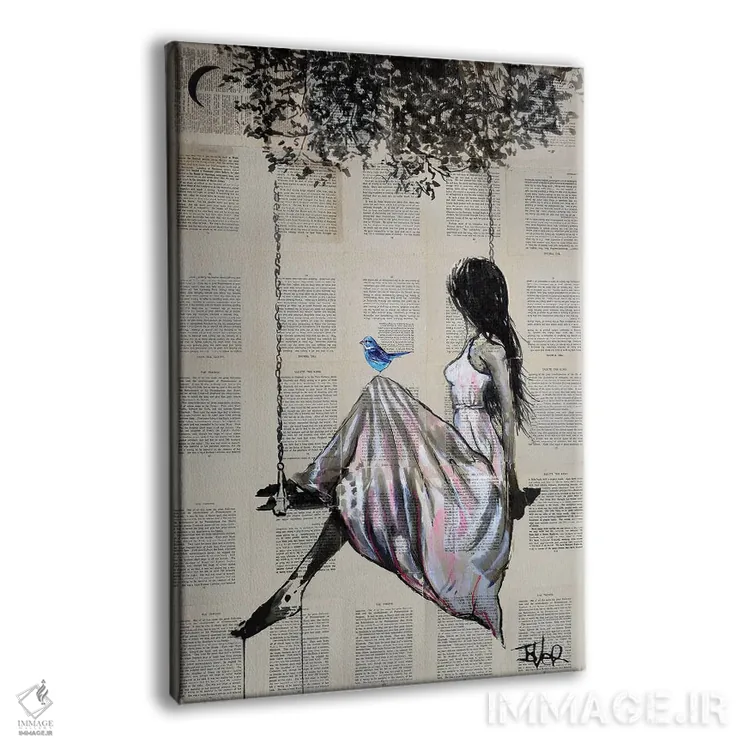 تابلو دکوراتیو ماهیت امید اثر لوی جوور - نمای پرسپکتیو محصول