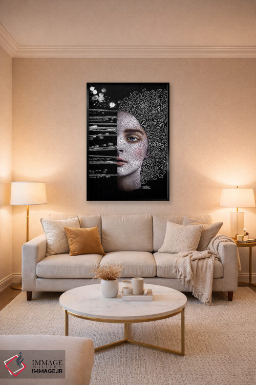 تابلو دکوراتیو ابعاد اثر لوی جوور - D6B