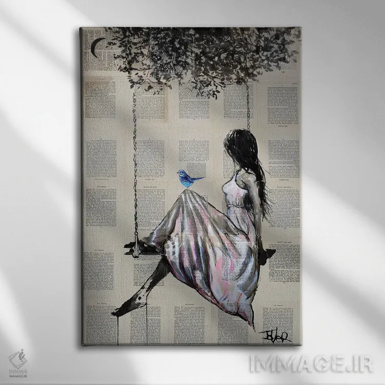 تابلو دکوراتیو ماهیت امید اثر لوی جوور - نمای روبهرو روی دیوار