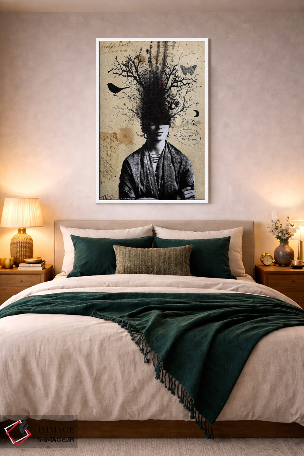 تابلو دکوراتیو آخرین رویای فریدا اثر لوی جوور - D3W