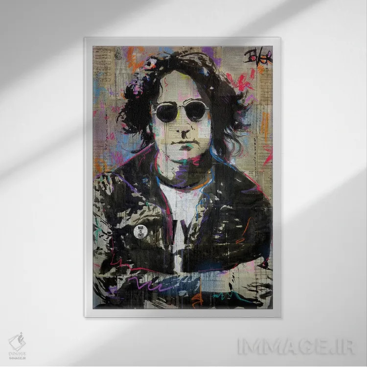 تابلو دکوراتیو اگر آن را می خواهی اثر لوی جوور - نمای قابدار سفید