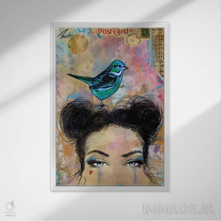 تابلو دکوراتیو هیچ زمانی مثل حالا نیست اثر لوی جوور - نمای قابدار سفید