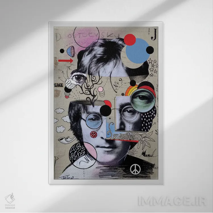 تابلو دکوراتیو اگر تلاش کنی آسان است اثر لوی جوور - نمای قابدار سفید