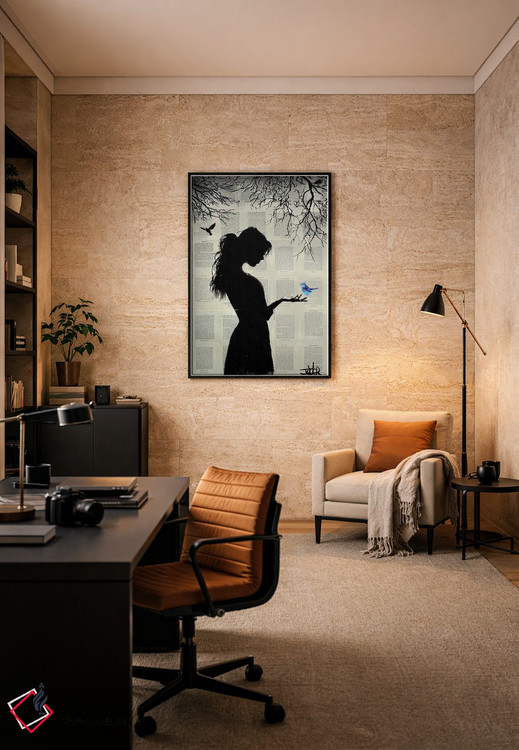 تابلو دکوراتیو تمثیل و امید اثر لوی جوور - D6B