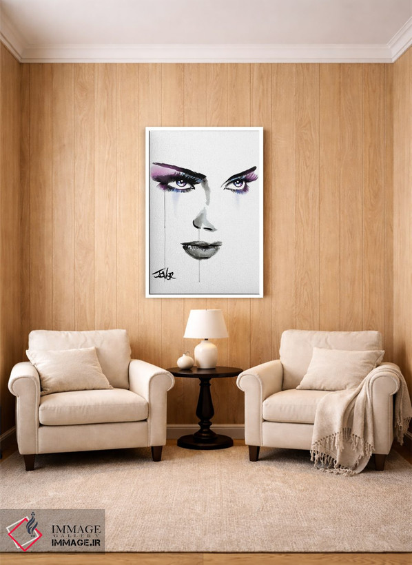 تابلو مدرن انرژی آبی اثر لوی جوور - D3W