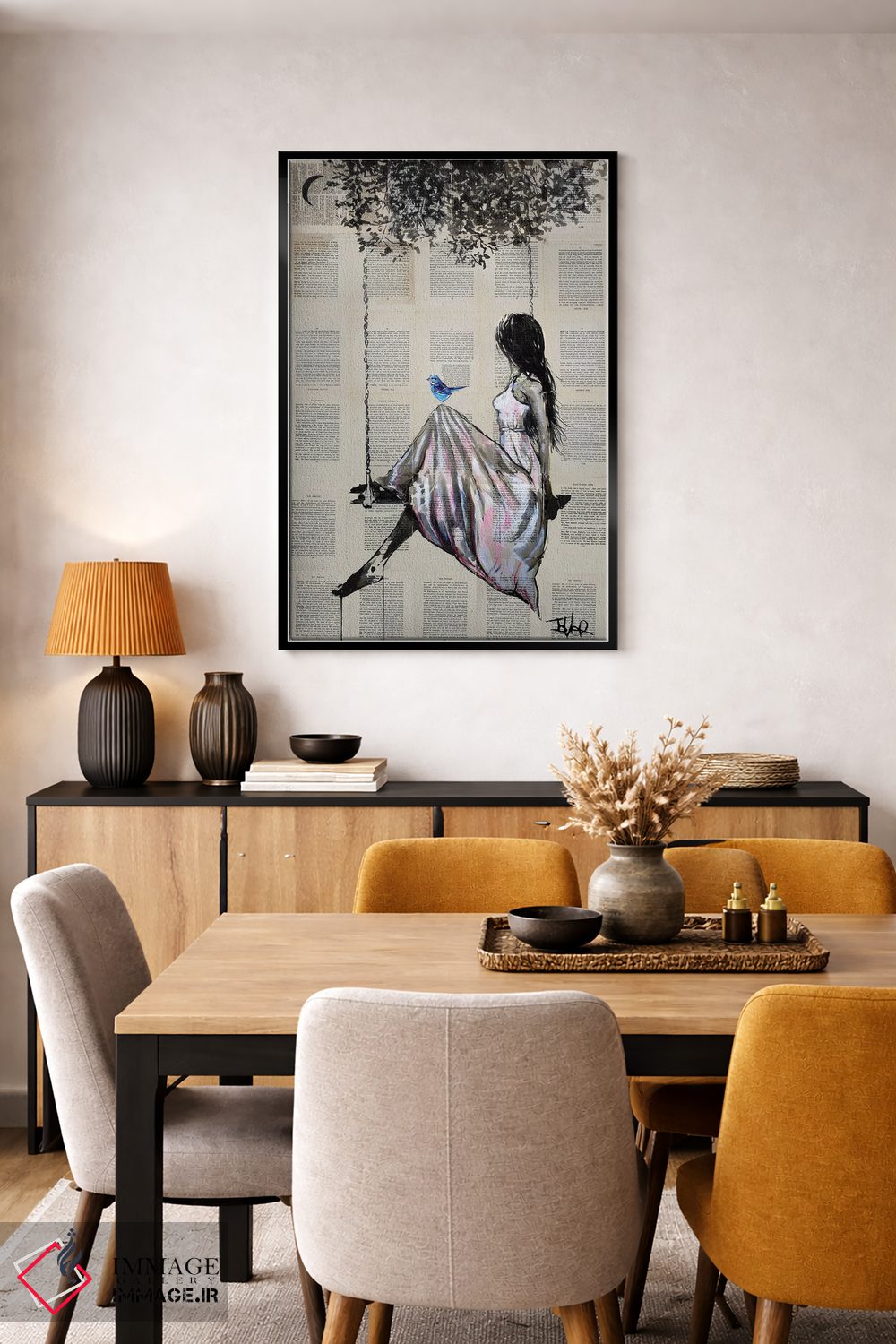 تابلو دکوراتیو ماهیت امید اثر لوی جوور - D5B