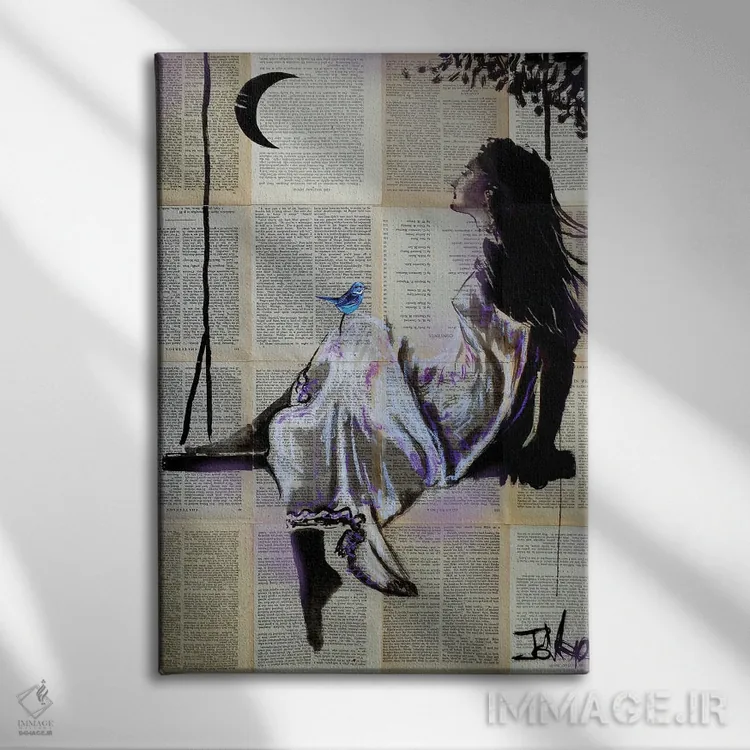 تابلو دکوراتیو نوعی سرخوشی اثر لوی جوور - نمای روبهرو روی دیوار