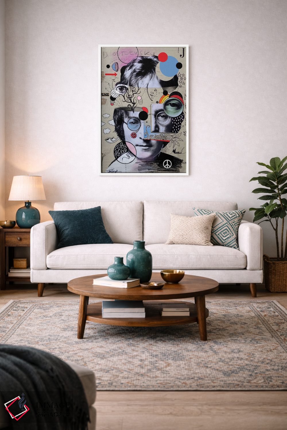 تابلو دکوراتیو اگر تلاش کنی آسان است اثر لوی جوور - D3W