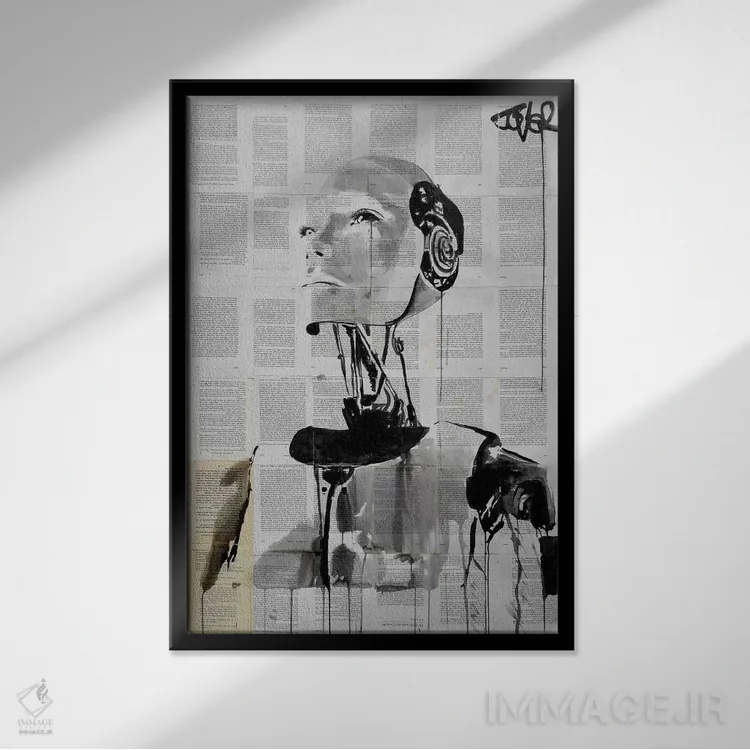 تابلو دکوراتیو فردا اثر لوی جوور - نمای قابدار مشکی