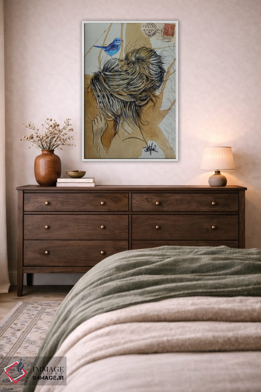 تابلو دکوراتیو تفکر نهایی اثر لوی جوور - D3W