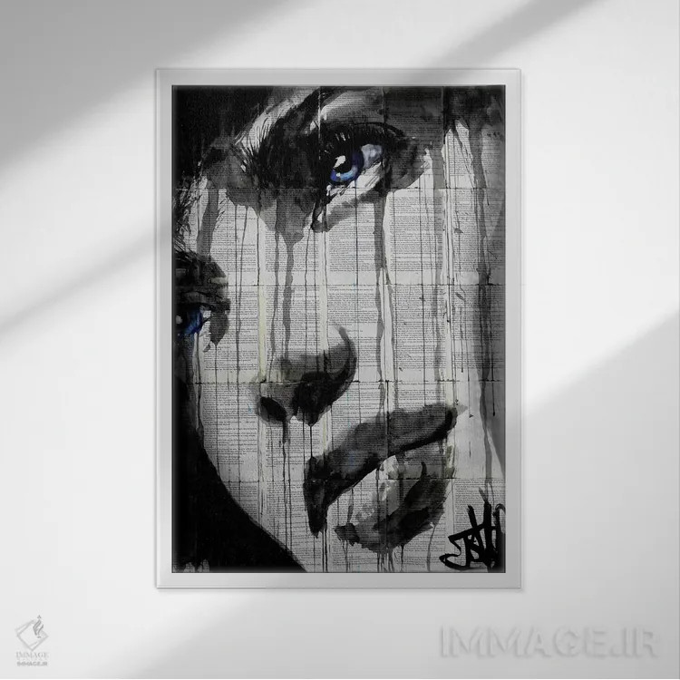 تابلو دکوراتیو همیشه اثر لوی جوور - نمای قابدار سفید