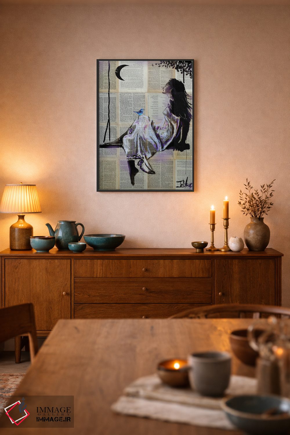 تابلو دکوراتیو نوعی سرخوشی اثر لوی جوور - D6B