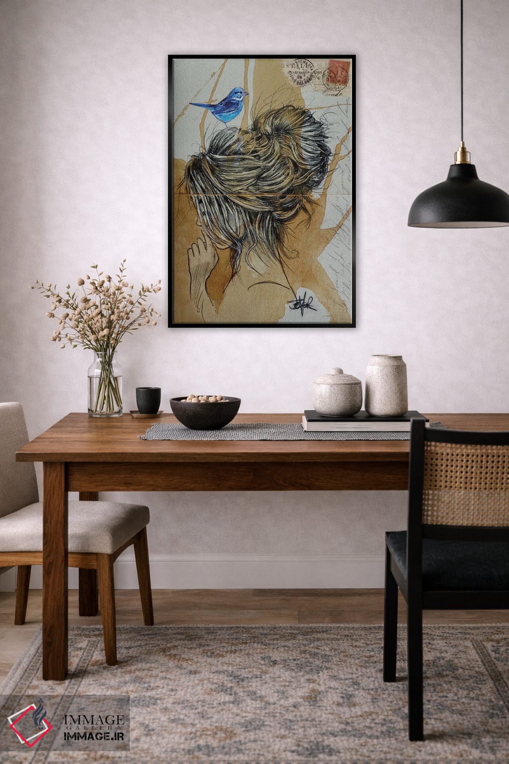 تابلو دکوراتیو تفکر نهایی اثر لوی جوور - D5B