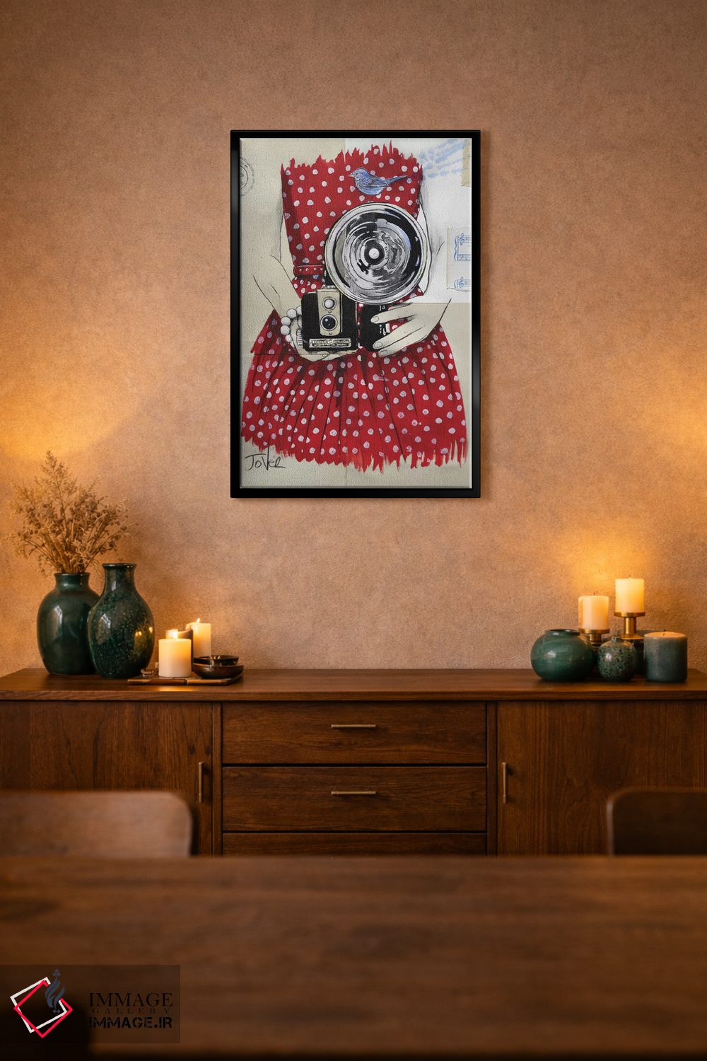 تابلو دکوراتیو فلش اثر لوی جوور - D1B