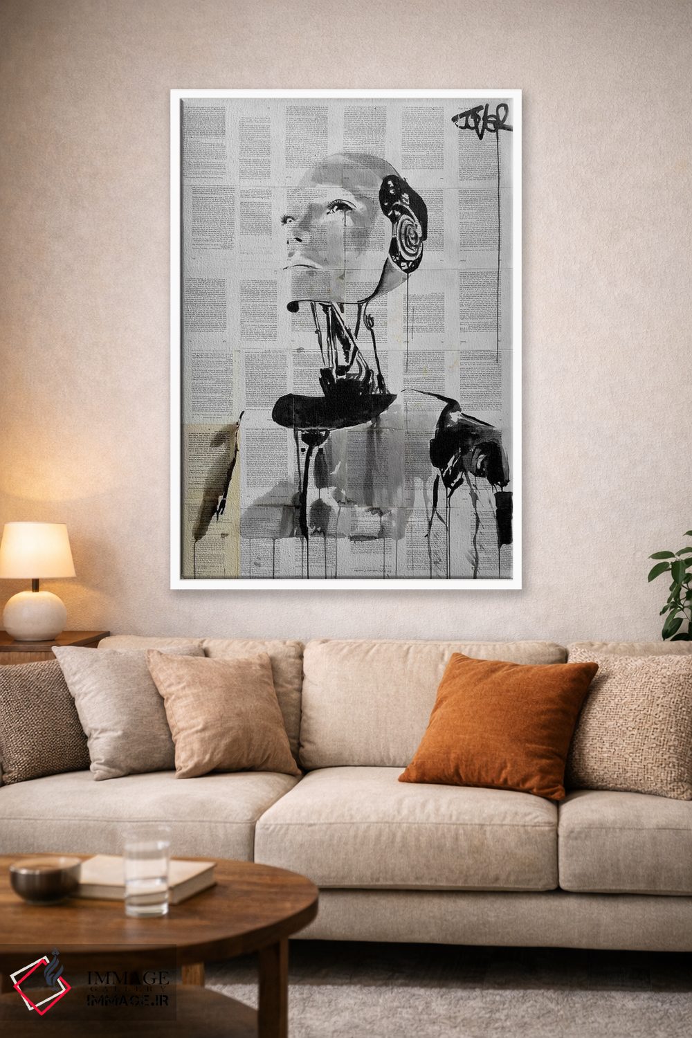 تابلو دکوراتیو فردا اثر لوی جوور - D1W