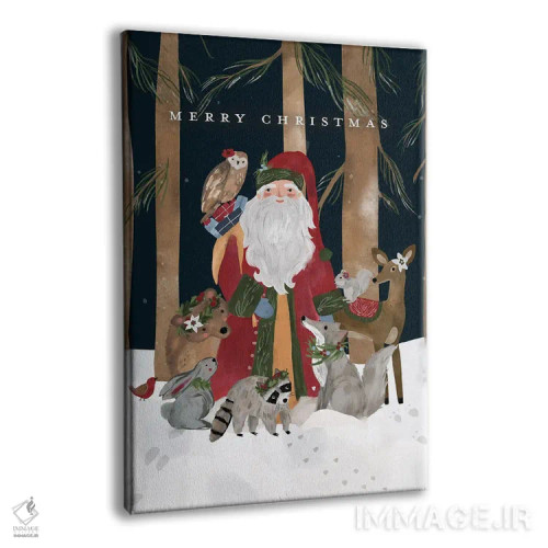 تابلو دکوراتیو کریسمس مبارک اثر لورا کونیندیک - نمای پرسپکتیو محصول