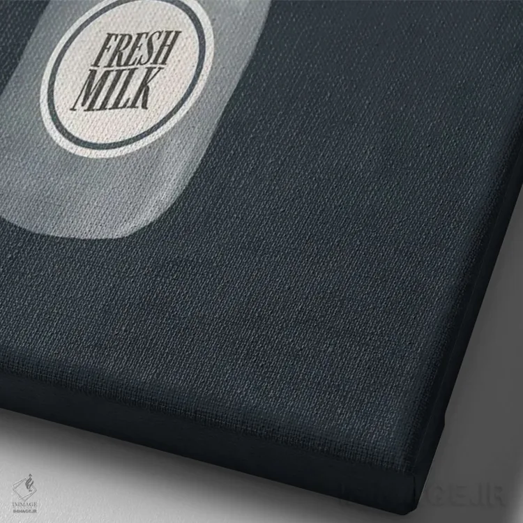 تابلو مدرن گل های مزرعه اثر لورا کونیندیک - نمای نزدیک بافت بوم