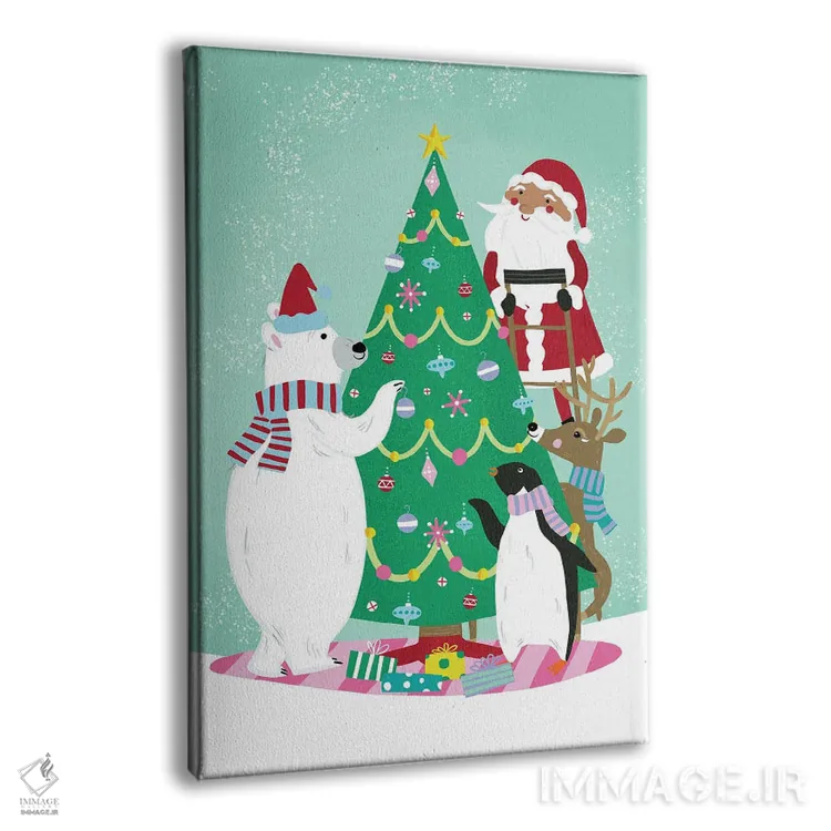 تابلو دکوراتیو تزئین درخت اثر لورا کونیندیک - نمای پرسپکتیو محصول