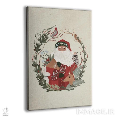 تابلو دکوراتیو کریسمس جنگلی اثر لورا کونیندیک - نمای پرسپکتیو محصول