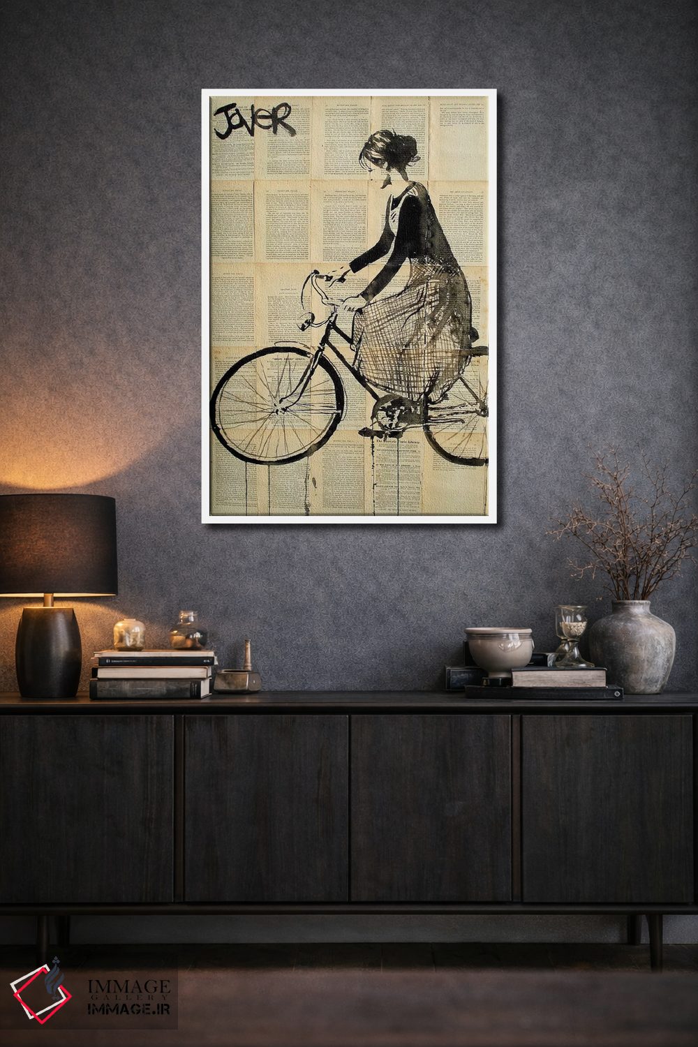 تابلو دکوراتیو راه ویولت اثر لوی جوور - D1W