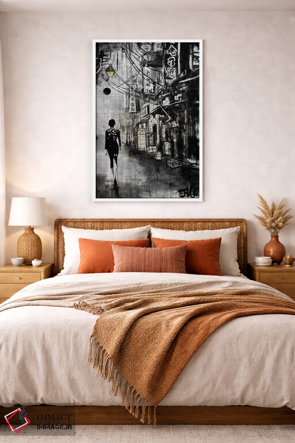 تابلو دکوراتیو گشت وگذار در محله چینی ها اثر لوی جوور - D3W