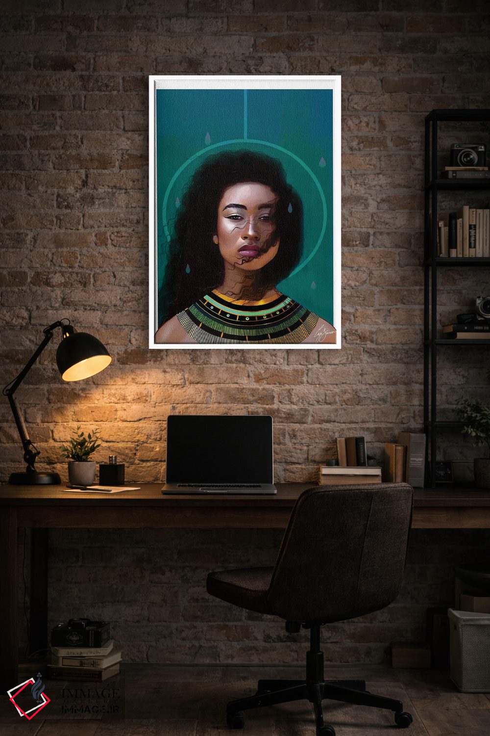 تابلو دکوراتیو ملکه اثر لاژی سنوسی - D3W