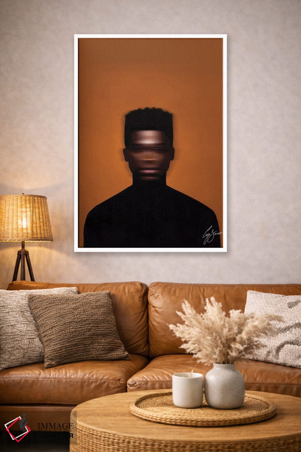 تابلو دکوراتیو هیچ کجا اثر لاژی سنوسی - D3W