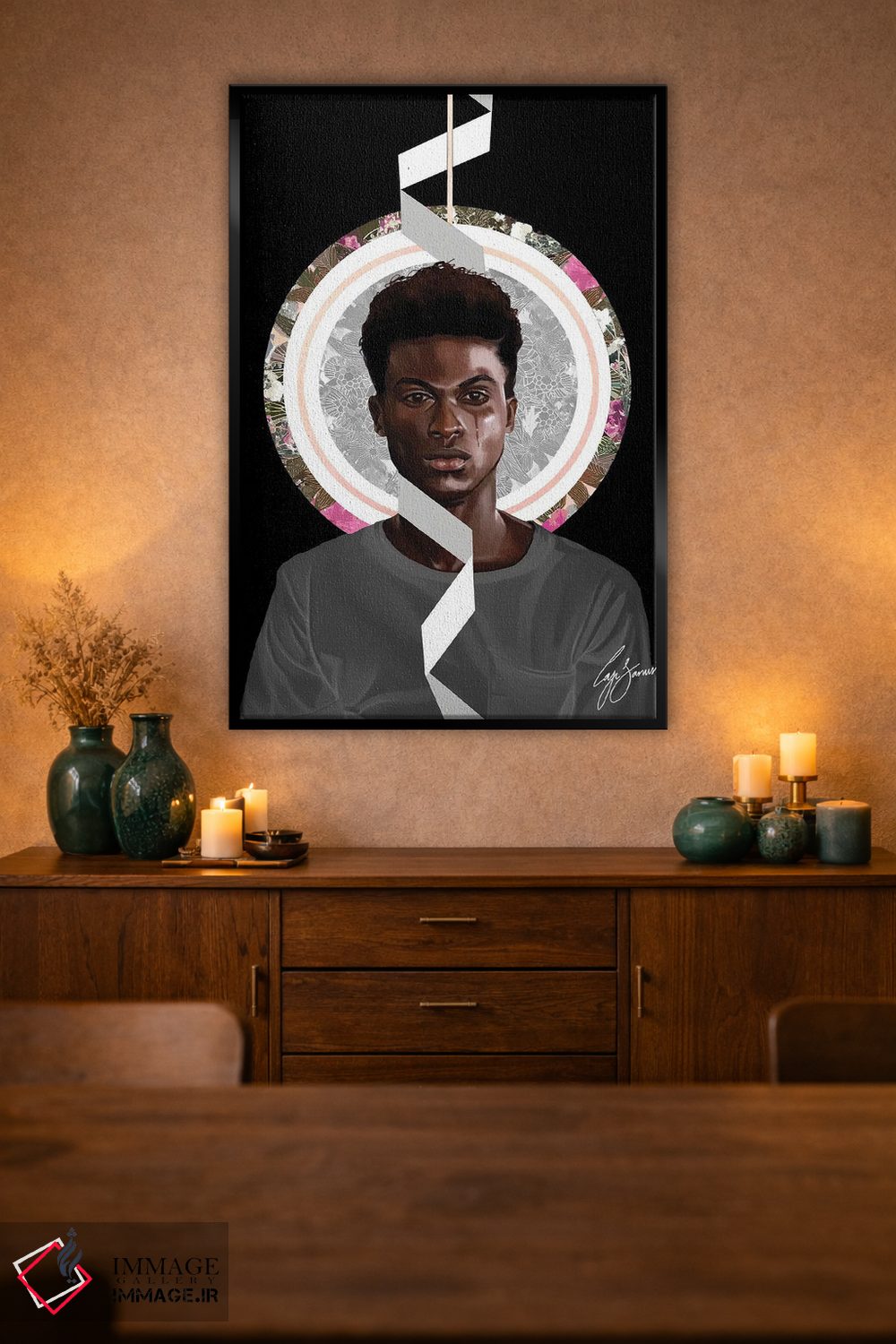 تابلو دکوراتیو ما چون پادشاهان اثر لاژی سنوسی - D2B