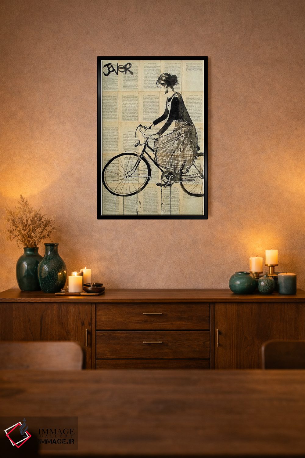 تابلو دکوراتیو راه ویولت اثر لوی جوور - D3B