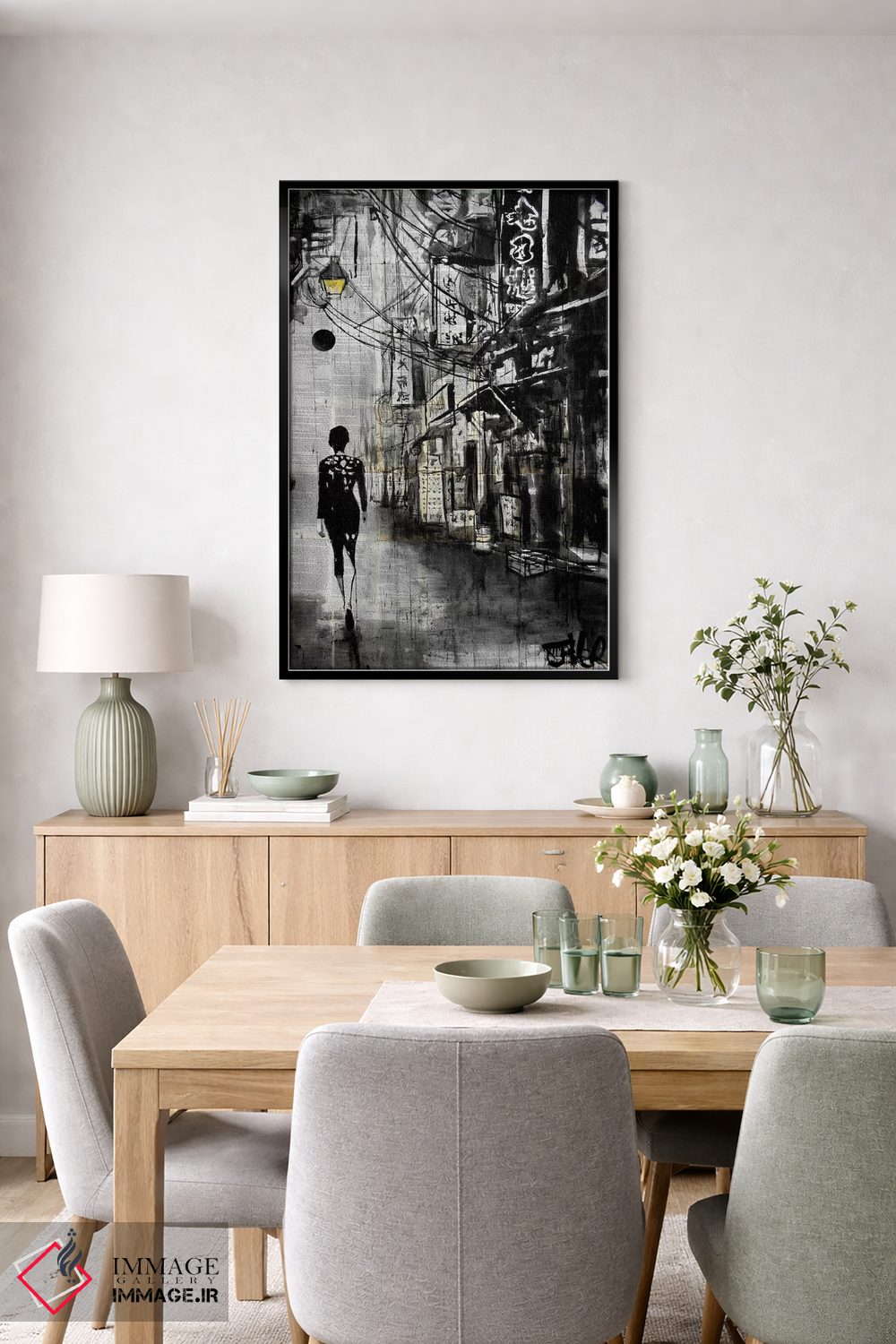 تابلو دکوراتیو گشت وگذار در محله چینی ها اثر لوی جوور - D6B