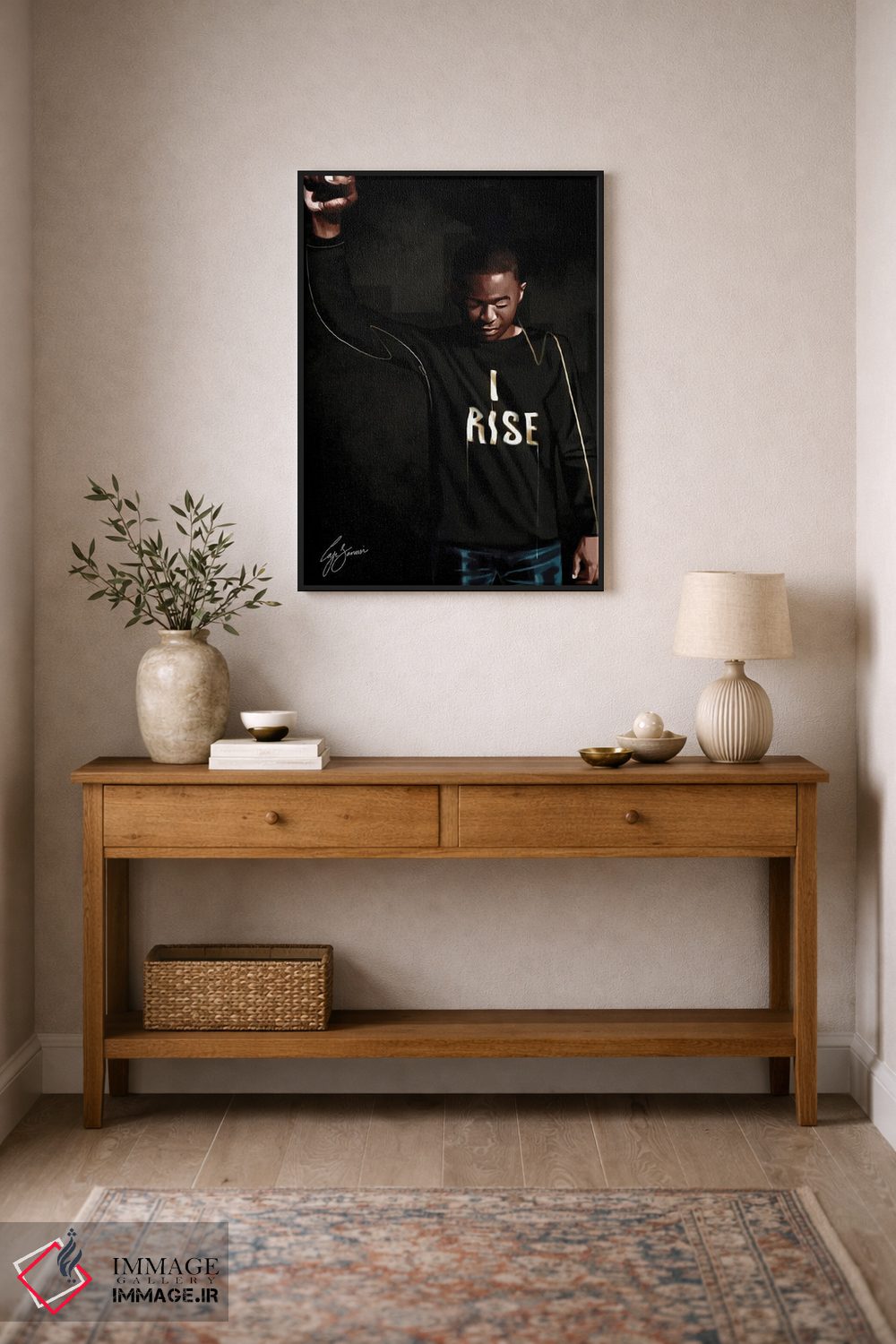 تابلو دکوراتیو دنیا مال توست اثر لاژی سنوسی - D1B