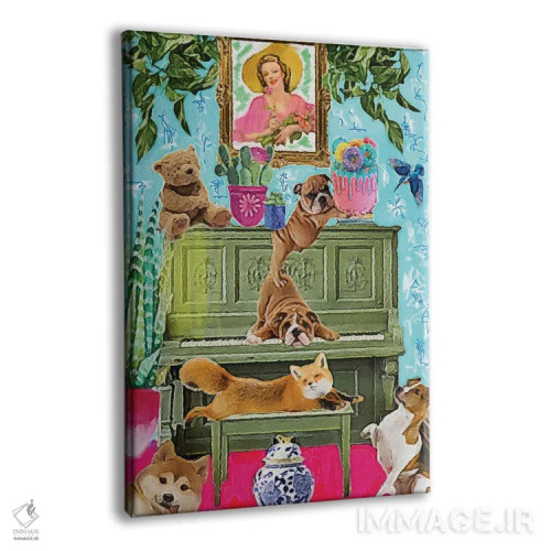 تابلو دکوراتیو آماده شدن برای تولد مامان اثر لوسی کلیمنکو - نمای پرسپکتیو محصول