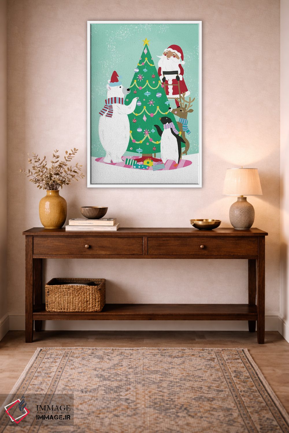 تابلو دکوراتیو تزئین درخت اثر لورا کونیندیک - D3W