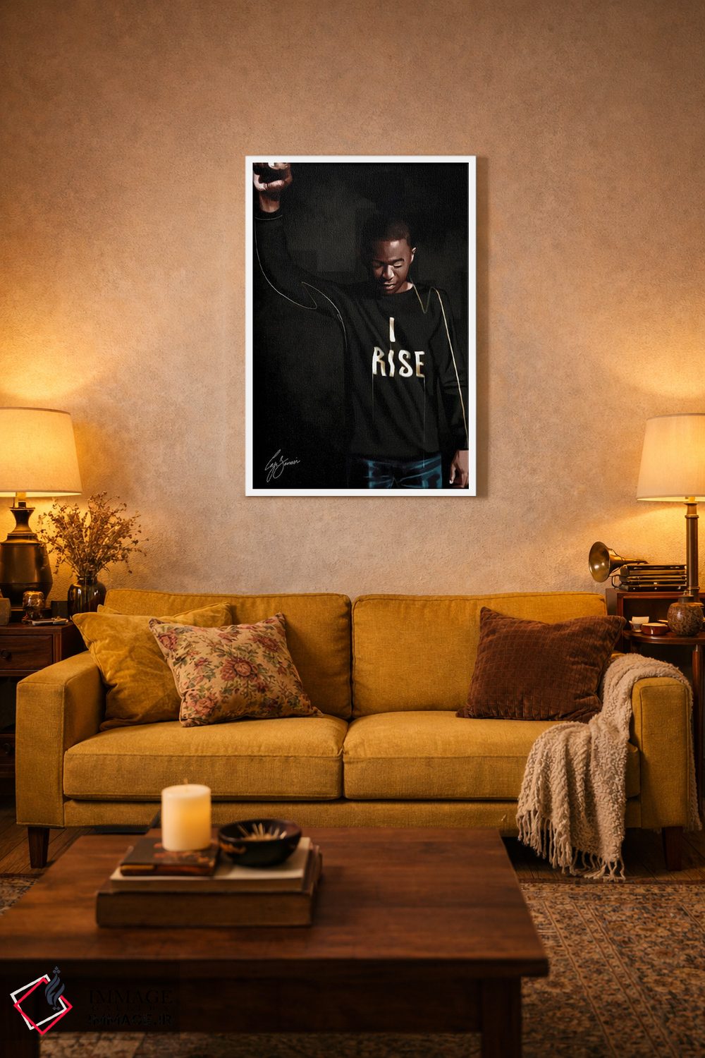 تابلو دکوراتیو دنیا مال توست اثر لاژی سنوسی - D2W