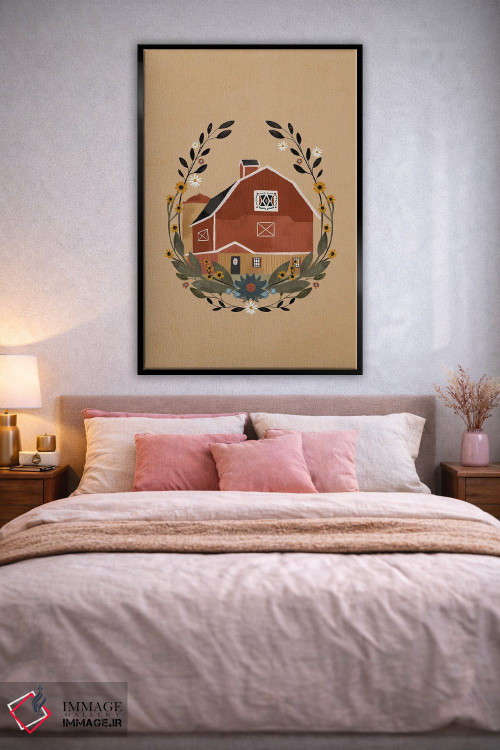 تابلو دکوراتیو انبار روستایی اثر لورا کونیندیک - D2B