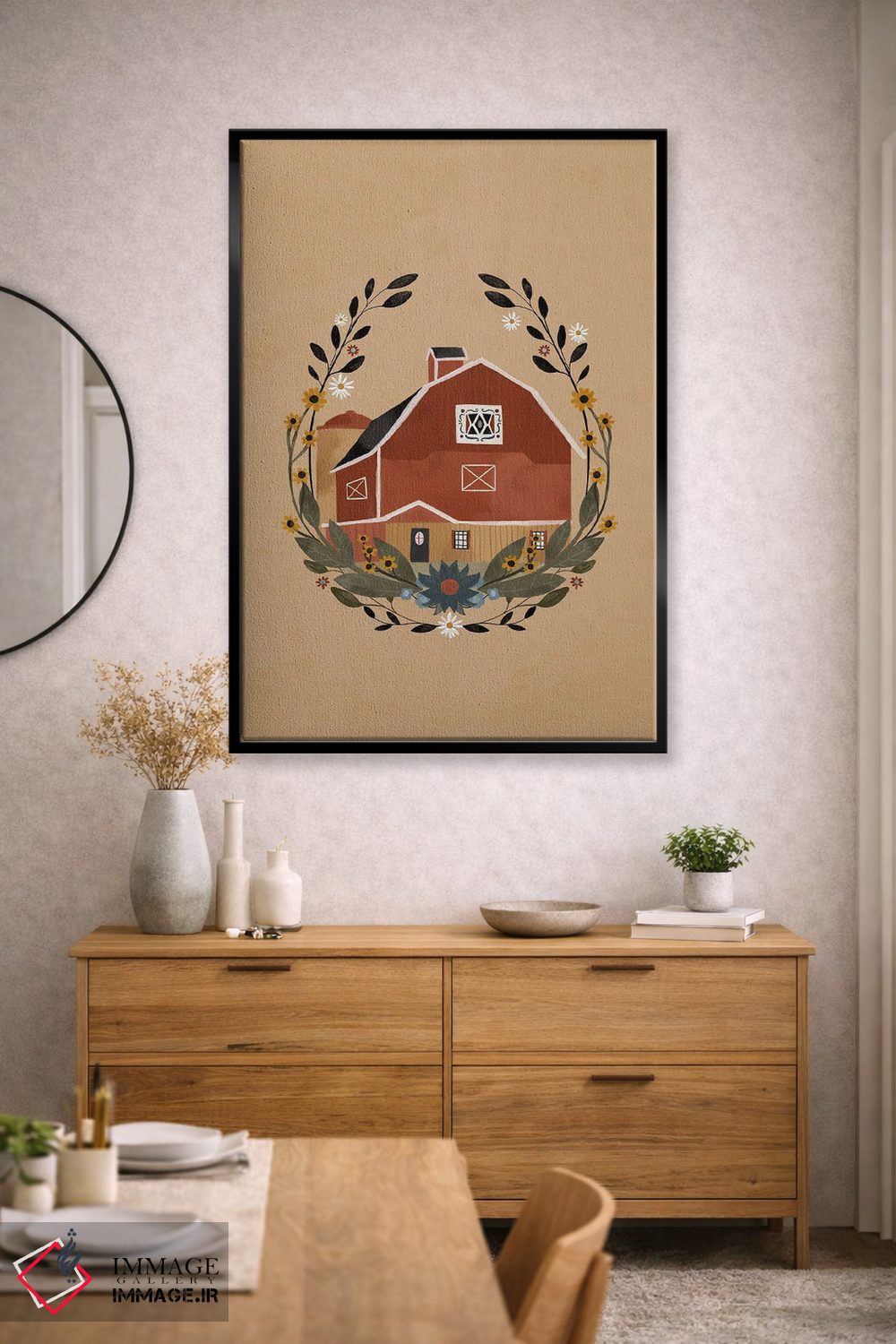 تابلو دکوراتیو انبار روستایی اثر لورا کونیندیک - D3B