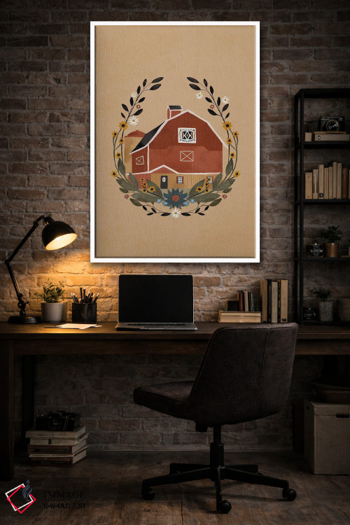 تابلو دکوراتیو انبار روستایی اثر لورا کونیندیک - D4W