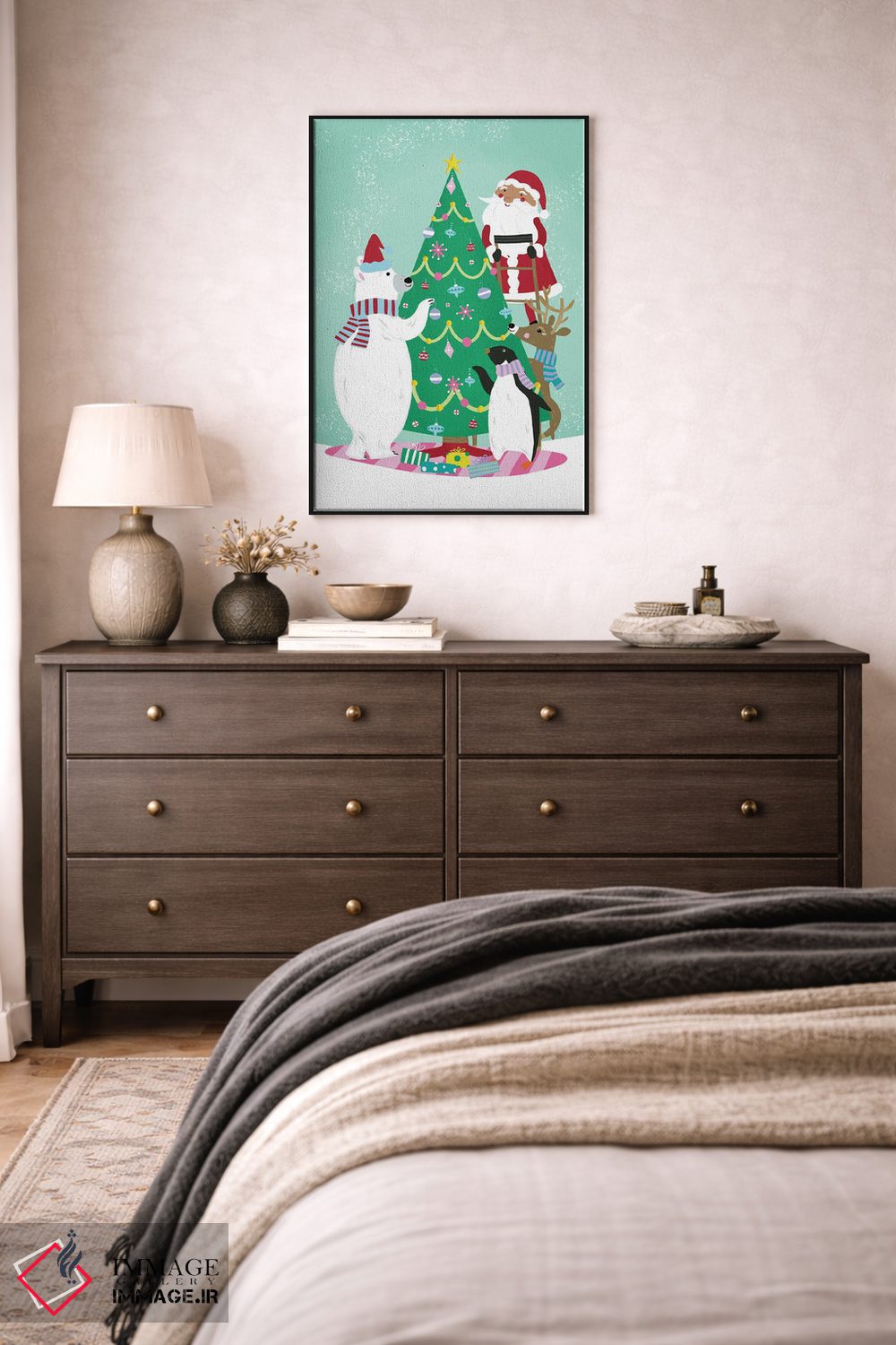 تابلو دکوراتیو تزئین درخت اثر لورا کونیندیک - D4B